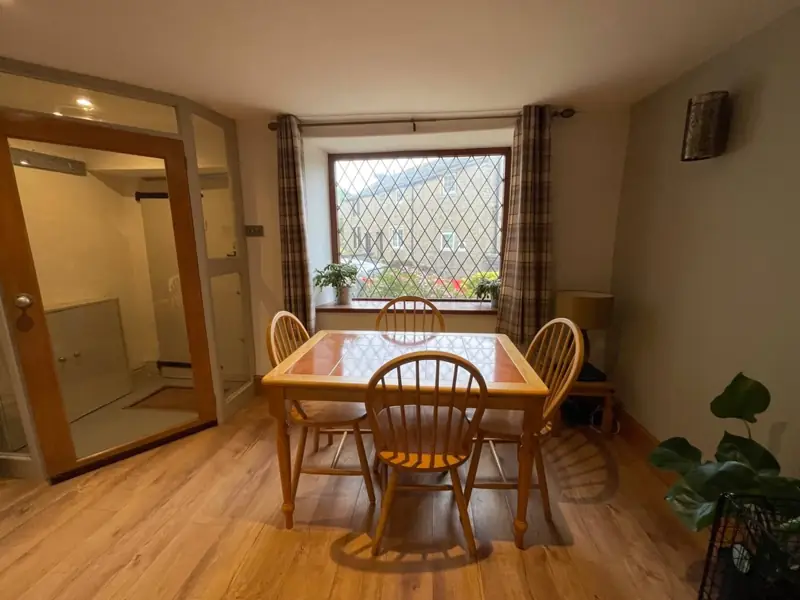 Dining table by the window